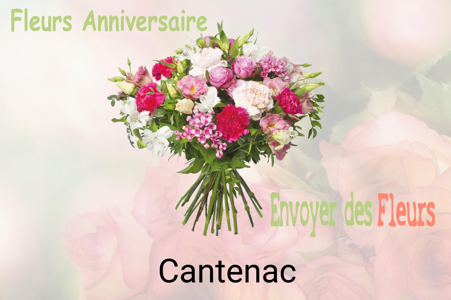 Bouquet de fleurs d’anniversaire livré à Cantenac